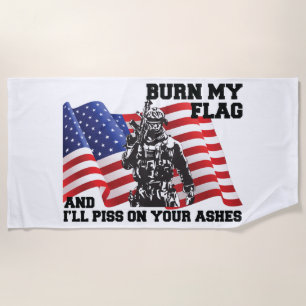 American Patriot Beach Towel