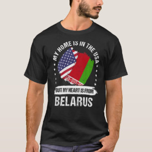 American Patriot Belarus Flag American Belarusian  T-Shirt