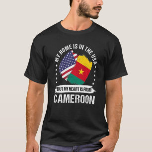 American Patriot Cameroon Flag American Cameroonia T-Shirt
