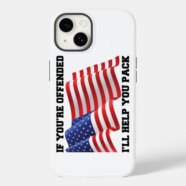 American patriot Case-Mate iPhone case (Back)