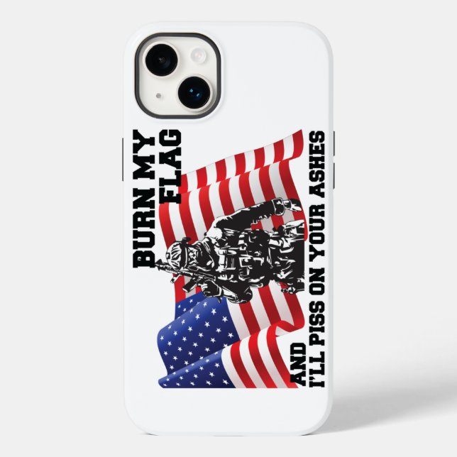 American Patriot  Case-Mate iPhone Case (Back)