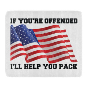 American patriot cutting board