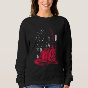 American Patriot Firefighter Kneel Proud Patriotic Sweatshirt