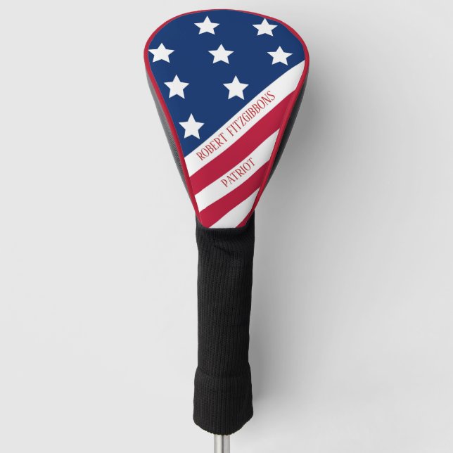 American Patriot Golf Head Cover (Front)