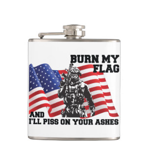 American Patriot  Hip Flask