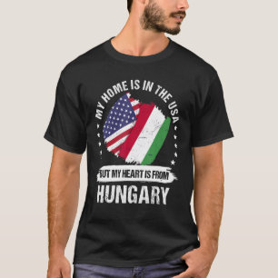 American Patriot Hungary Flag American Hungarian R T-Shirt