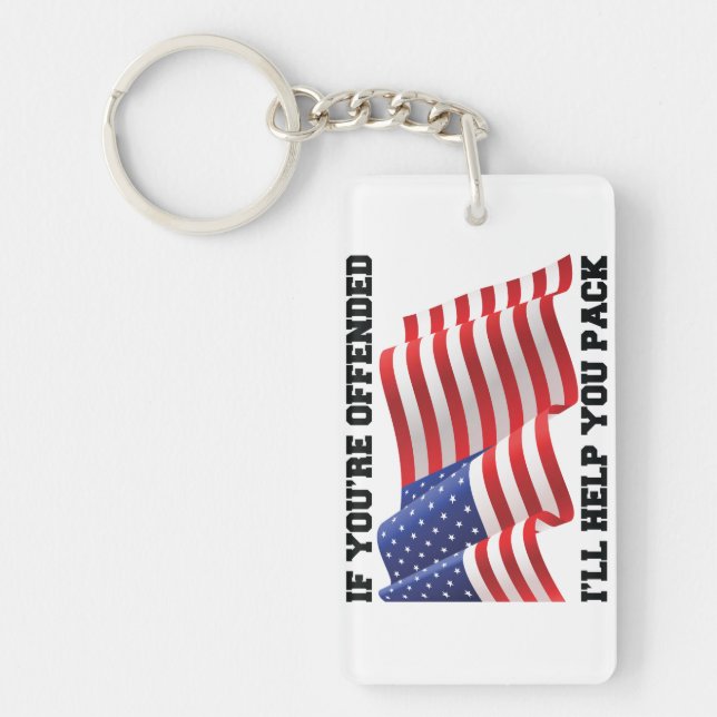 American patriot  key ring (Front)