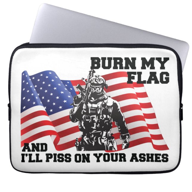 American Patriot  Laptop Sleeve (Front)