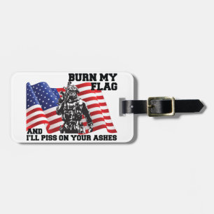 American Patriot  Luggage Tag