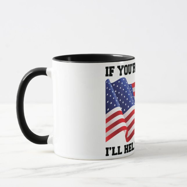 American patriot  mug (Left)