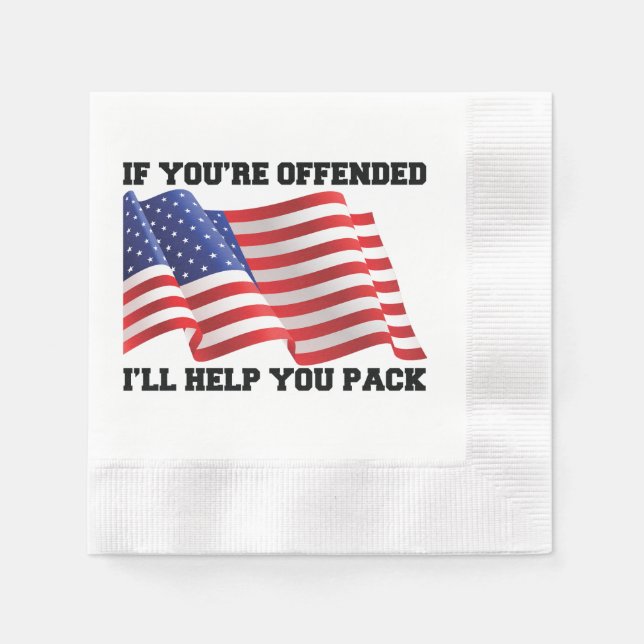 American patriot napkin (Front)