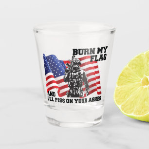 American Patriot Shot Glass