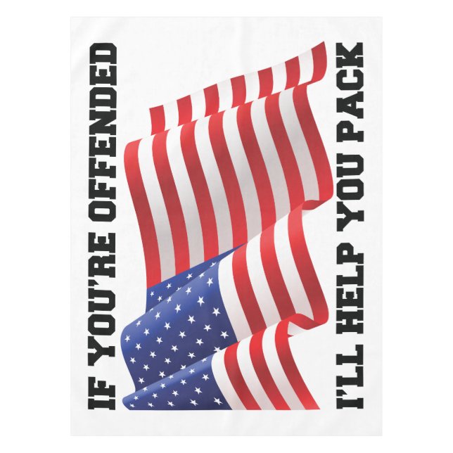 American patriot  tablecloth (Front)