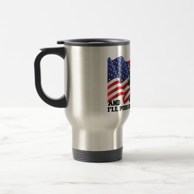 American Patriot  Travel Mug (Left)