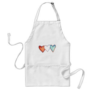 American Patriot USA Pride Hearts Apron