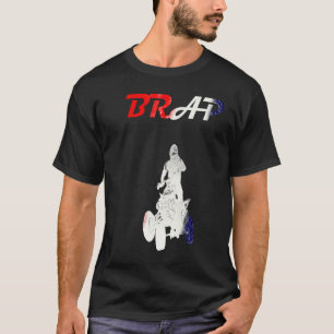 American Patriotic ATV 4 Wheeler Brap Offroading T-Shirt