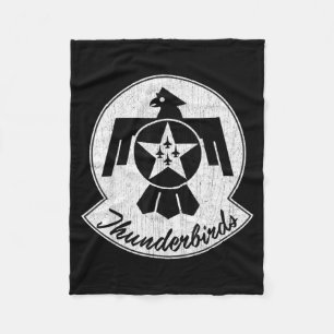 American Patriotic F16 Fighter 57th Wing Tbirds Gi Fleece Blanket