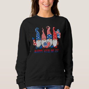 American Patriotic Gnomes USA Independence Day 4th Sweatshirt