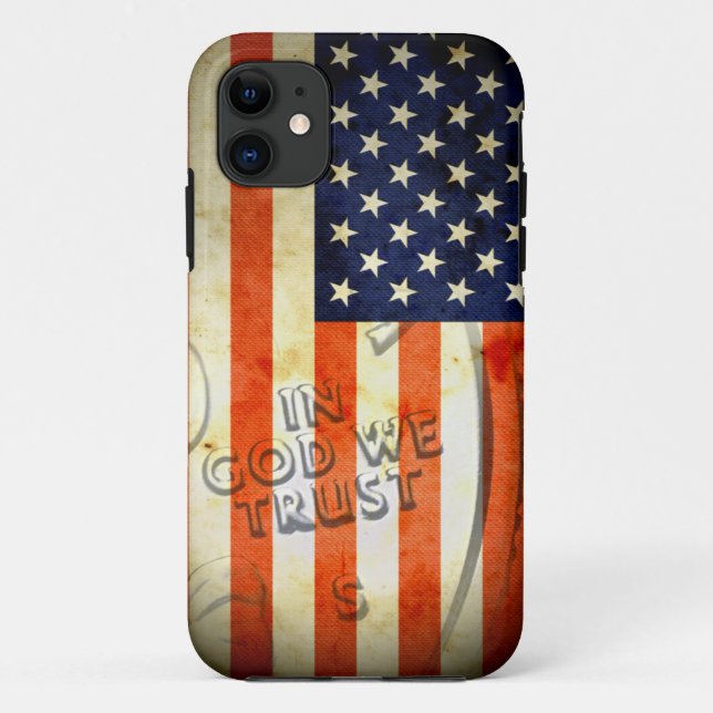 American Patriotic In God We Trust iPhone 5 Case (Back)