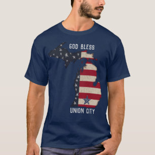 AMERICAN PATRIOTIC MICHIGAN   YOUR TOWN T-Shirt
