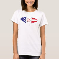 American/patriotic softball/baseball