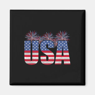 American Patriotic Usa Men Women Flag Usa Freedom  Magnet