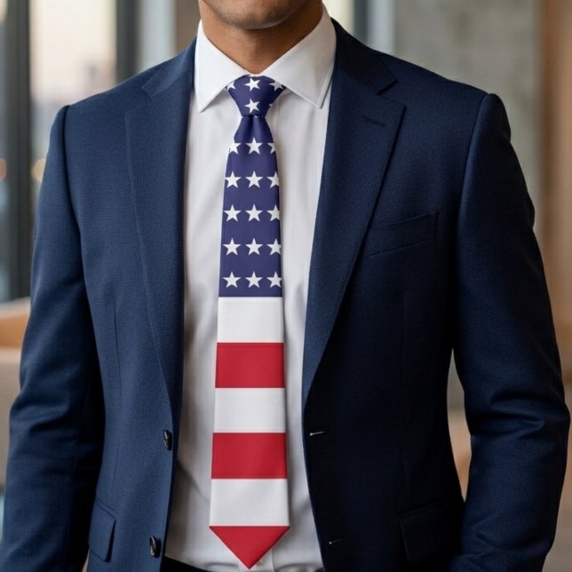 American Patriotism USA Flag Tie (Creator Uploaded)