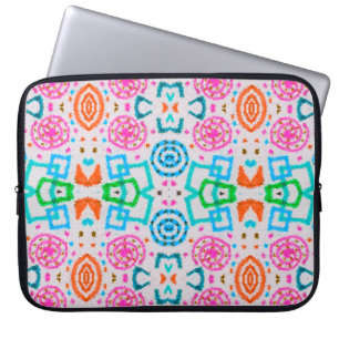 American pattern. Ikat seamless print. Fashion che Laptop Sleeve