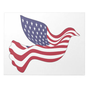 AMERICAN PEACE DOVE NOTEPAD