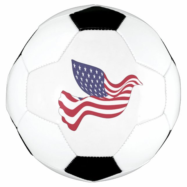 AMERICAN PEACE DOVE SOCCER BALL (Front)