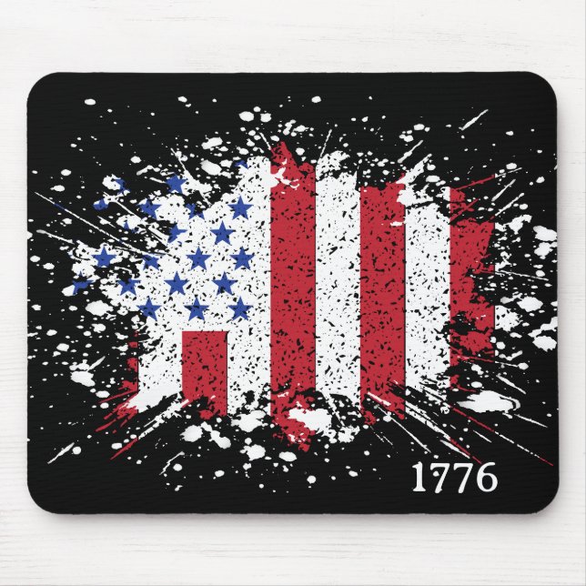 American Peace Flag 1776 American State National M Mouse Pad (Front)