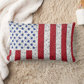 American Peace Flag American State National Lumbar Lumbar Cushion
