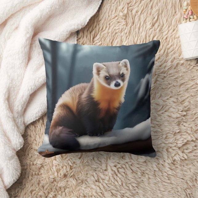 American Pine Marten Cushion (Blanket)