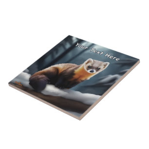 American Pine Marten Tile