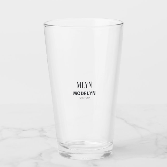 American pint / shaker glass (Front)