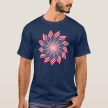 American Pinwheel Dark T-Shirt