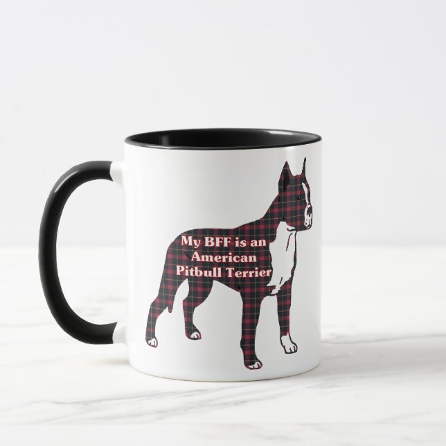 American Pit Bull Terrier BFF Mug (Left)