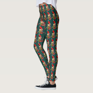 American Pit Bull Terrier Christmas Leggings