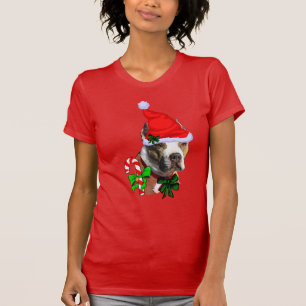 American Pit Bull Terrier Christmas T-Shirt