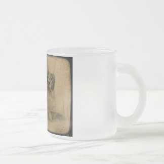 American Pit Bull Terrier Frosted Glass Coffee Mug
