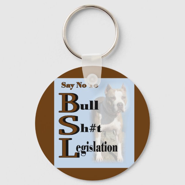 American Pit Bull Terrier Gifts Key Ring (Front)