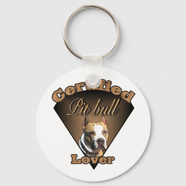 American Pit Bull Terrier Gifts Key Ring (Front)