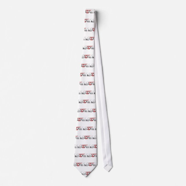 American Pit Bull Terrier Gifts Tie (Front)