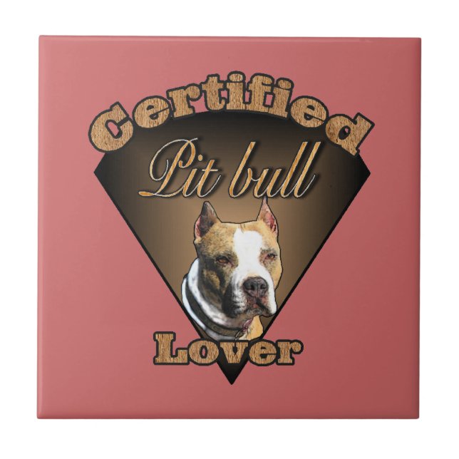 American Pit Bull Terrier Gifts Tile (Front)