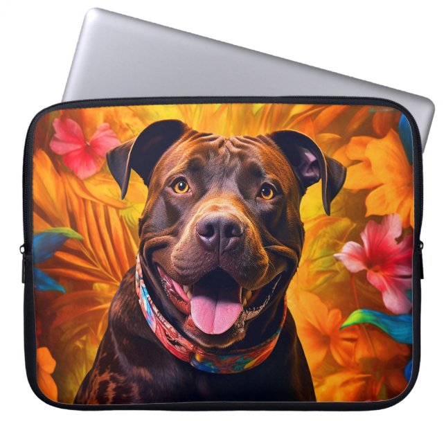 American Pit Bull Terrier Laptop Bag (Front)