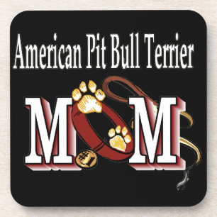 American Pit Bull Terrier MOM Coaster
