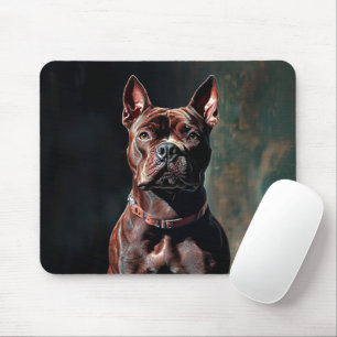American pit bull terrier mouse pad