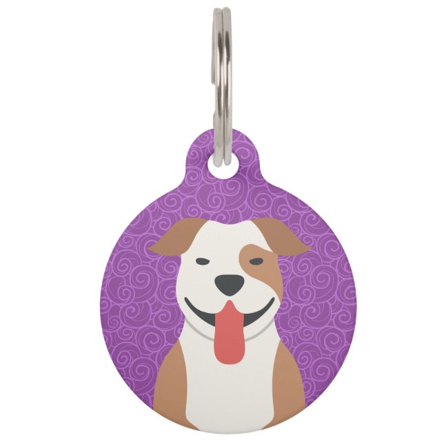 American Pit Bull Terrier Pet I.D. Tag (Front)