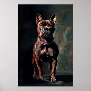 American pit bull terrier  poster