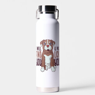 American Pit Bull Terrier Puppy Dog  Water Bottle